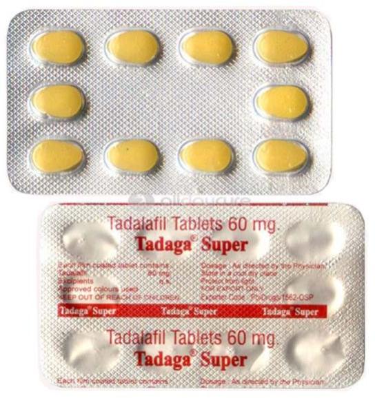 Tadaga Super 60 Mg Tablets