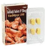 Tadora 20 Mg Tablets, Packaging Type : Box
