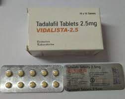 Vidalista 2.5 mg tablet, Pack Size : 10x10