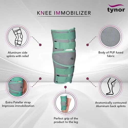 Knee Immobilizer, for Manual, Features : very rigid durable, easy to wear.