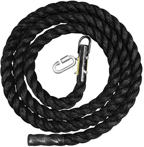 CLIMBING ROPES, Color : Black