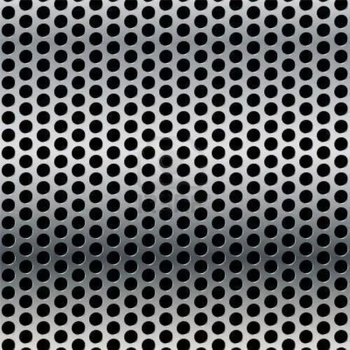Grey Rectangle Mild Steel Polished Perforated Plates, for Industrial, Size : Standard