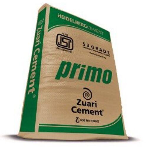 Zuari Primo Cement, Packaging Type : Plastic Bag