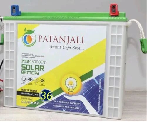 Patanjali Solar Battery, Voltage : 12 V