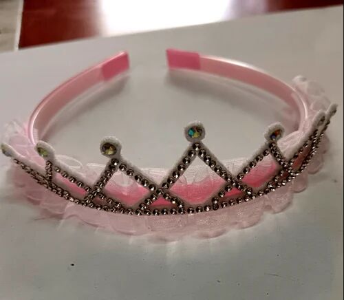 Plastic Crowns, Color : Pink