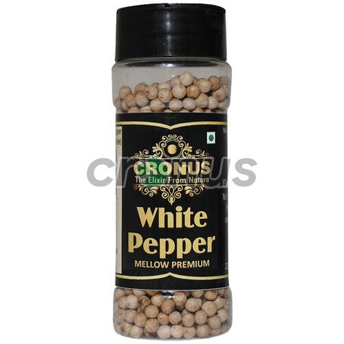 CRONUS Oval Organic white pepper seeds, for Cooking, Style : Dried