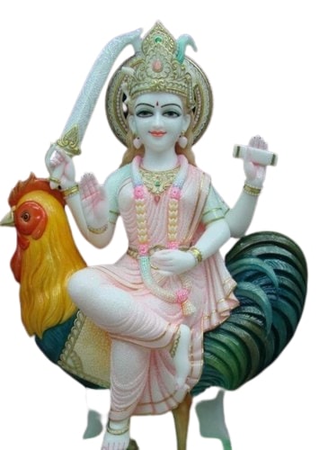 Marble Bahuchara Mata Statue