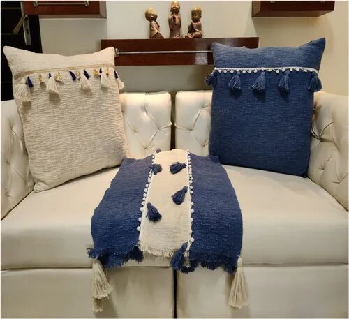Square Cotton Coloured Cushion Covers, for Home Decoration, Size : 50X50
