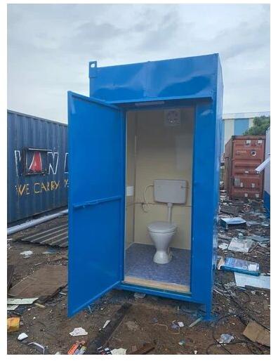 Square Ms Portable Toilets, Color : Blue
