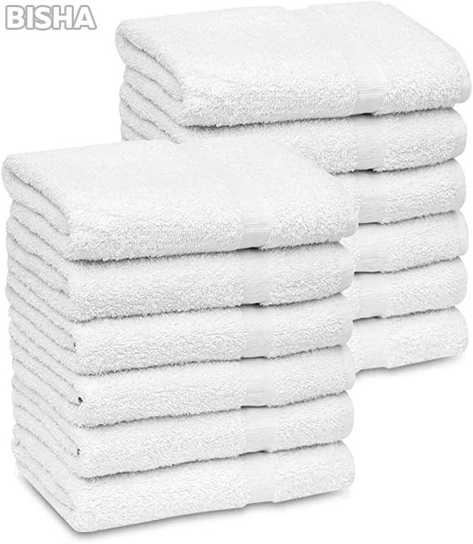 Plain 27x54 Bath Towel 12.5Lb/Dozen, Color : White