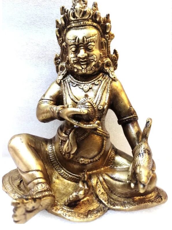 Brass Kuber Statue, for Worship, Size : 8 Inch
