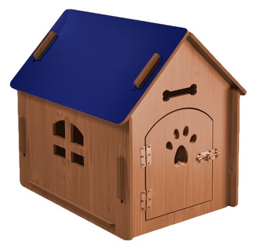 Wooden Dog House, Feature : Size Window Design, Breathable Bright, Iron Gate