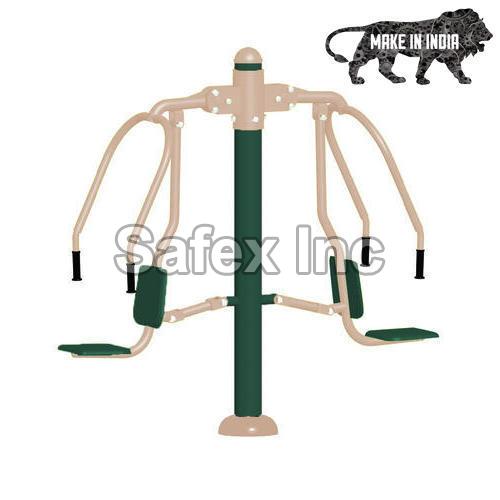 SAFEX INC Mild Steel Painted outdoor gym equipment, Size/Dimension : Universal