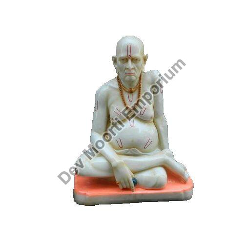 Marble Swami Samarth Statue, for Religious Purpose, Pattern : Printed