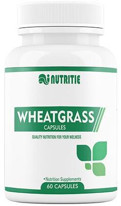  Wheatgrass Capsules, for Supplement Diet, Grade Standard : Herbal Grade