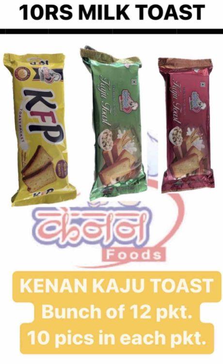 Brown Crispy Kaju Toast, for Eating Purpose, Taste : Tasty