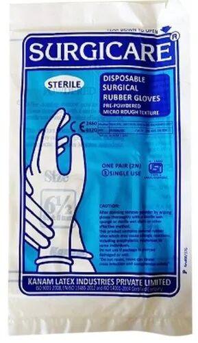 Disposable Surgical Rubber Gloves, Certification : CE, ISO 9001:2008