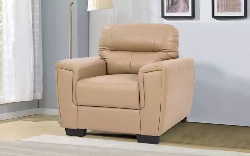 1S Leatherette Sofa