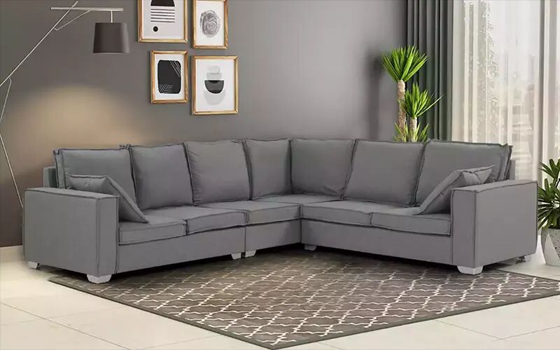 Fabric Corner Sofa Set