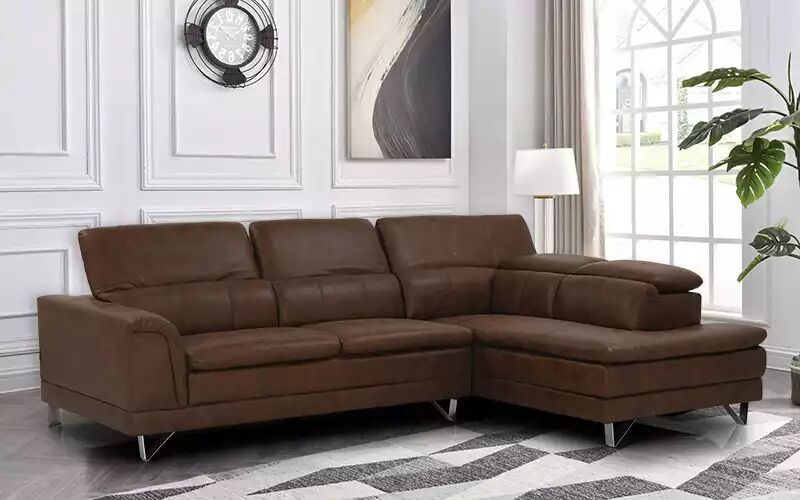 Leatherette Lounger Sofa