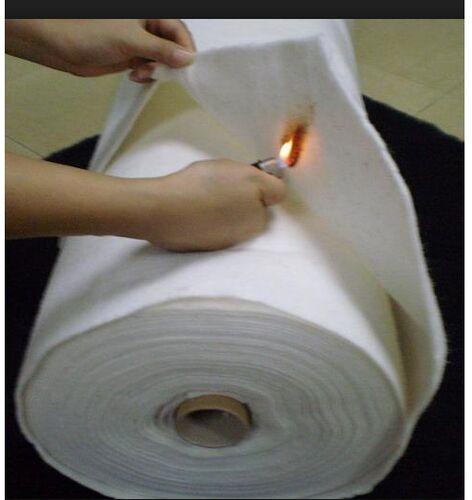 Plain Fireproof Nonwoven Fabric, Width : Maximum 2.3 Mtr