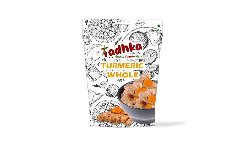 Whole Turmeric Finger / Raw Haldi, Packaging Type : Plastic Pouch