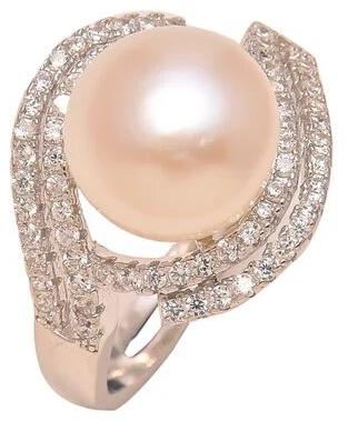 Gemstone Pearl Ring, Color : White