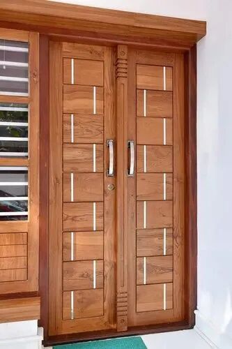 Finished Old Teak Wood Doors