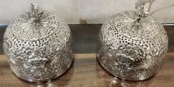 Silver Peacock Boxes