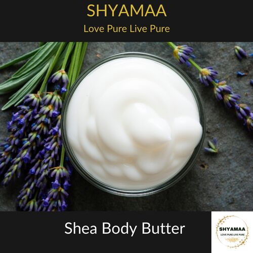 Shyamaa Rose Shea Body Butter, for Skin, Form : Cream