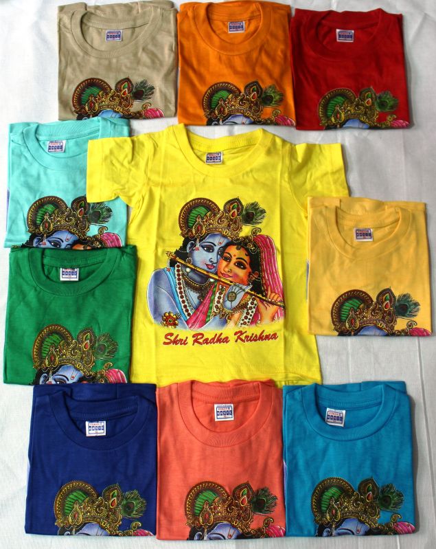 Radhe Radhe Print Kids T-Shirt