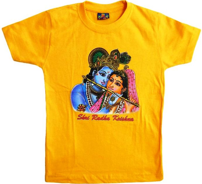 Radhe Radhe Print Mens T-Shirts