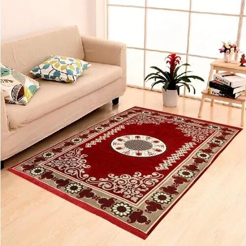 Multicolor Handloom Cotton Carpet, for Homes, Size : Multisize