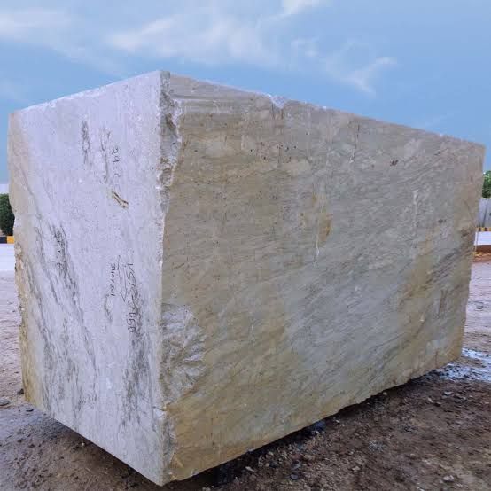 White Granite Block