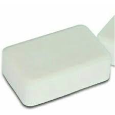 White Solid Opaque Soap Base, for Bathing, Packaging Type : Paper Box