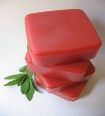 Red Solid Tomato Soap Base, for Bathing, Packaging Type : Paper Box