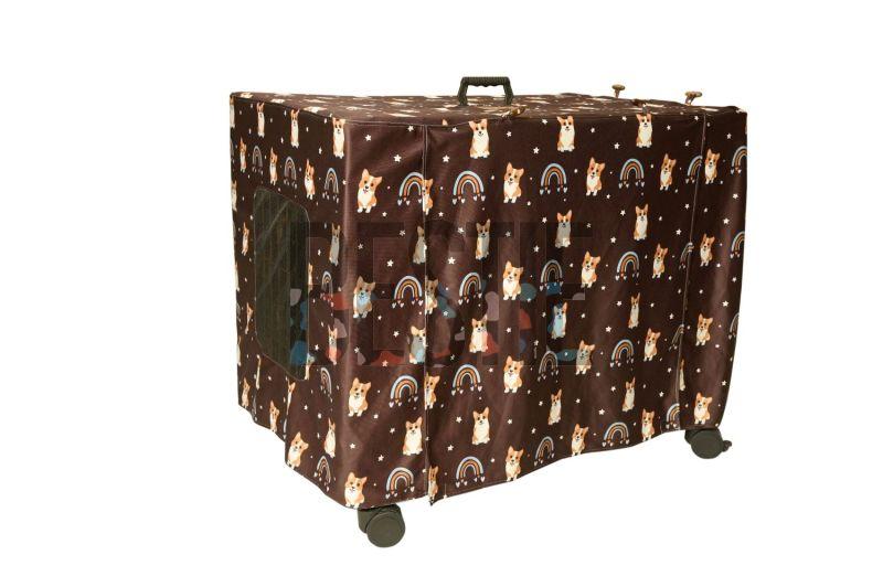 36 Inch Dog Brown Crate Cover