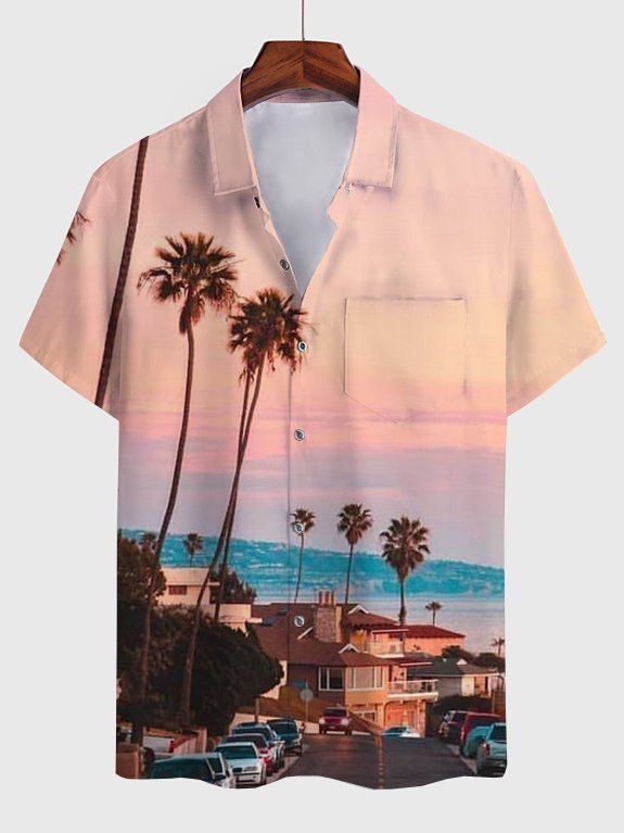 Printed Polyester Goa beach shirts, Size : M, XL, XXL, XXXL