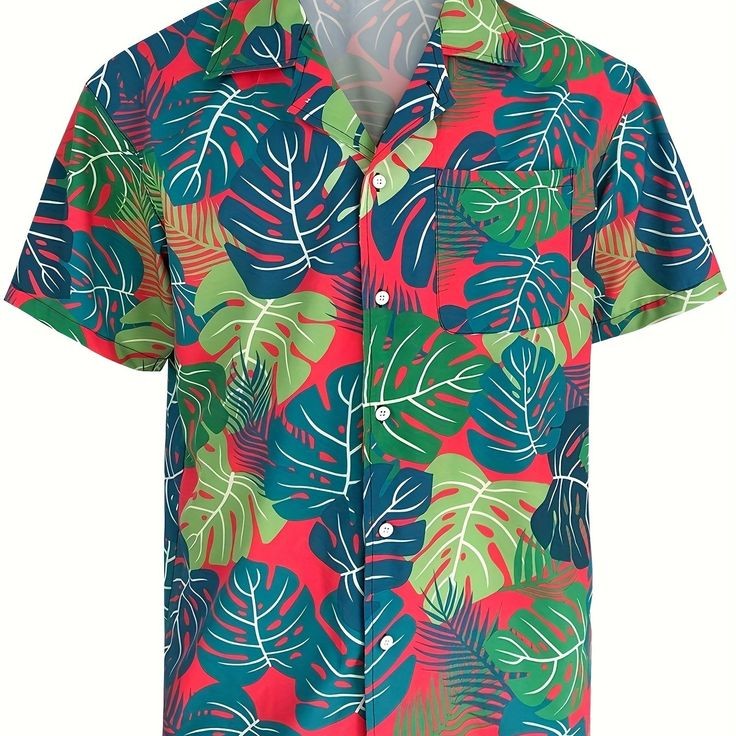 Simple Collar Polyester Printed Hawaiian goa beaches shirt, Packaging Type : Polythin