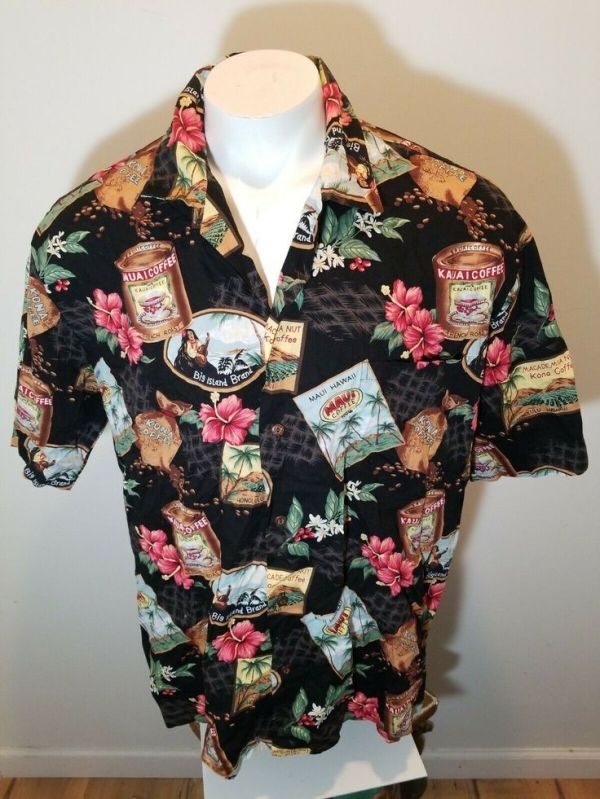 Polyester Printed men beach shirt, Size : XL, XXL, XXXL