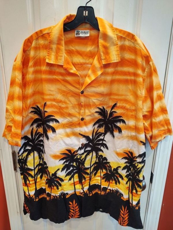 Men goa Hawaiian beach shirt