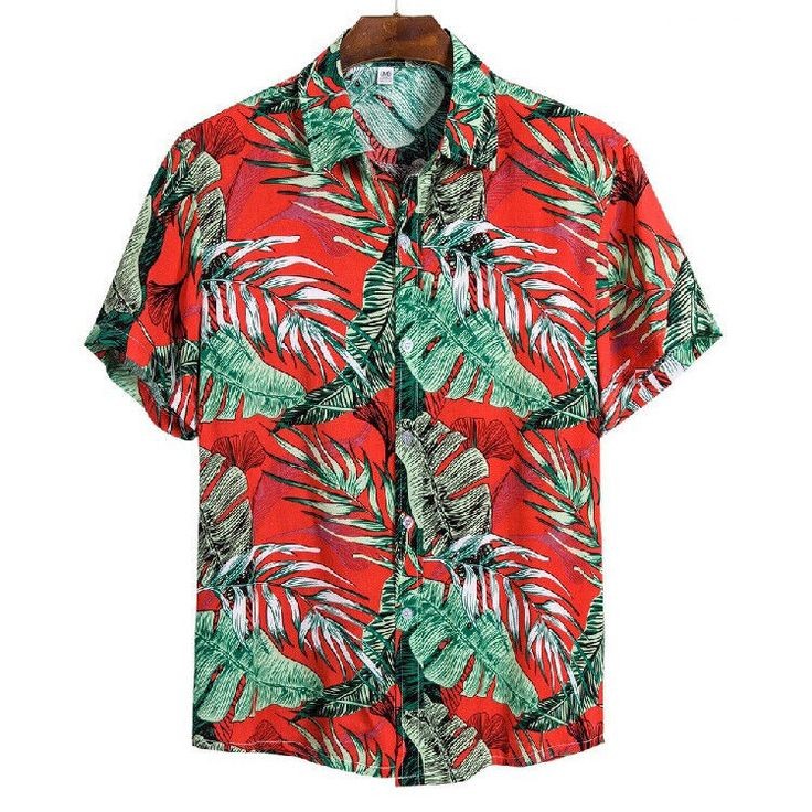 Mens women hawaiian beach shirt, Size : L, XL, XXL, XXXL
