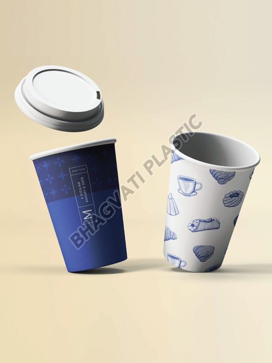 Round Printed Paper Disposable Coffee Cup, Size : 2.5x2.5inch