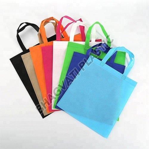 Plain Non Woven Handle Bags, Color : Multicolor