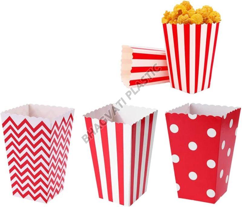 Paper Popcorn Bucket, for Snacks, Home, Office, Industrial, Packaging Size : 100gm
