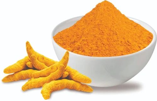 Yellow Unpolished Natural Turmeric Powder, for Cooking, Packaging Type : Plastic Packet