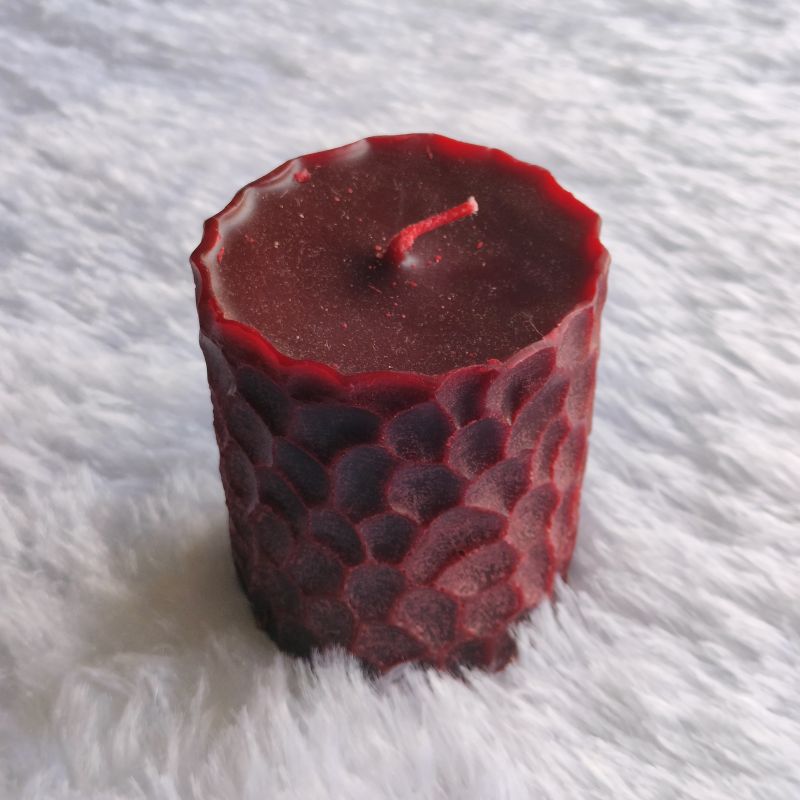 Paraffin Wax Honeycomb Pillar Candles, for Party, Lighting, Decoration, Birthday, Technics : Handmade