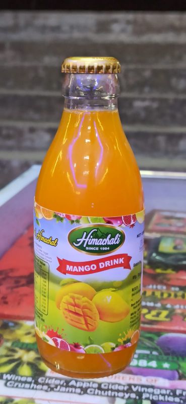 Yellow Liquid Himachali Mango Drink, Packaging Type : Plastic Bottle