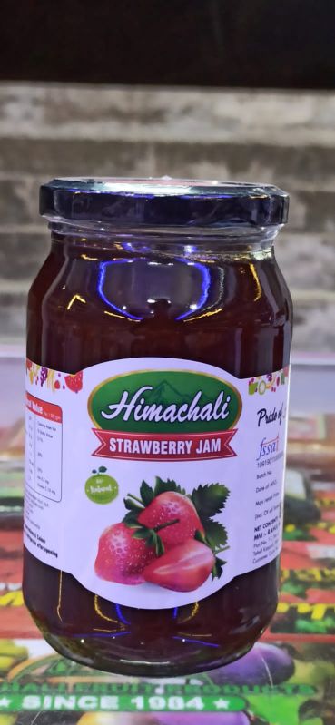 Himachali Strawberry Jam, Packaging Size : 12 Pcs in One Box