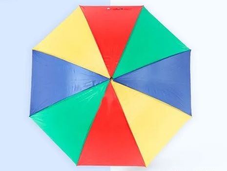 8 Tar Multicolor Golf Umbrella, Handle Material : Iron